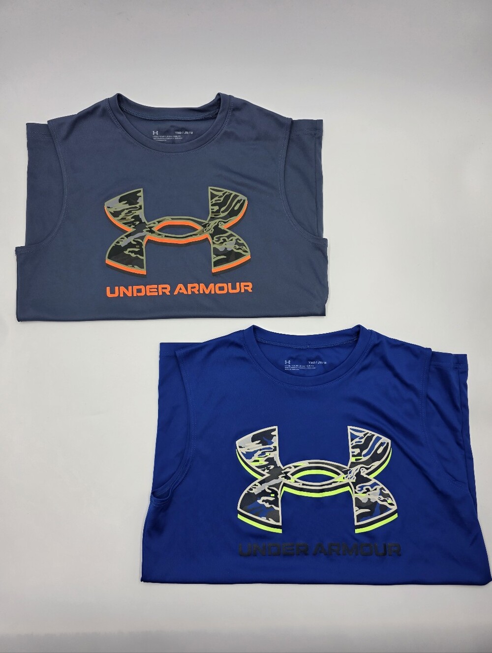 Under Armour boys' sleeveless tank bundle size M